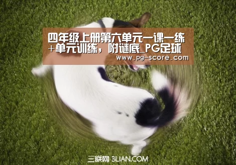 四年级上册第六单元一课一练+单元训练,附谜底_PG足球(图1) PG体育